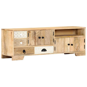 vidaXL TV Cabinet 120x30x40 cm Solid Mango Wood