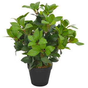 vidaXL Artificial Laurel Tree with Pot Green 40 cm