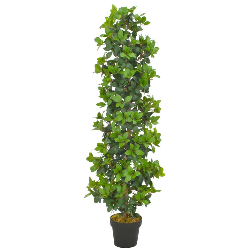 vidaXL Artificial Laurel Tree with Pot Green 150 cm