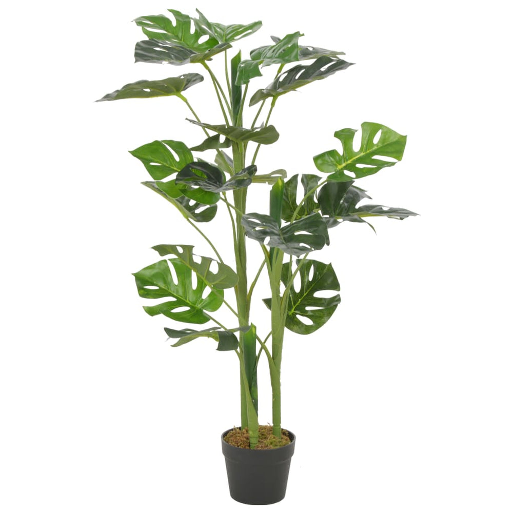 vidaXL Artificial Monstera Plant with Pot Green 100 cm