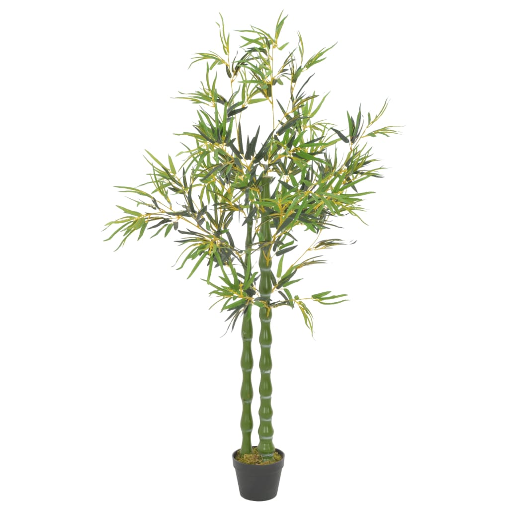 vidaXL Artificial Bamboo Plant with Pot Green 160 cm