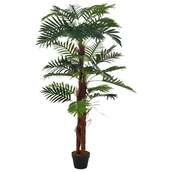 vidaXL Artificial Palm Plant with Pot Green 165 cm