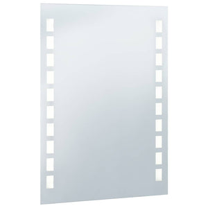 vidaXL LED Bathroom Wall Mirror 60x80 cm