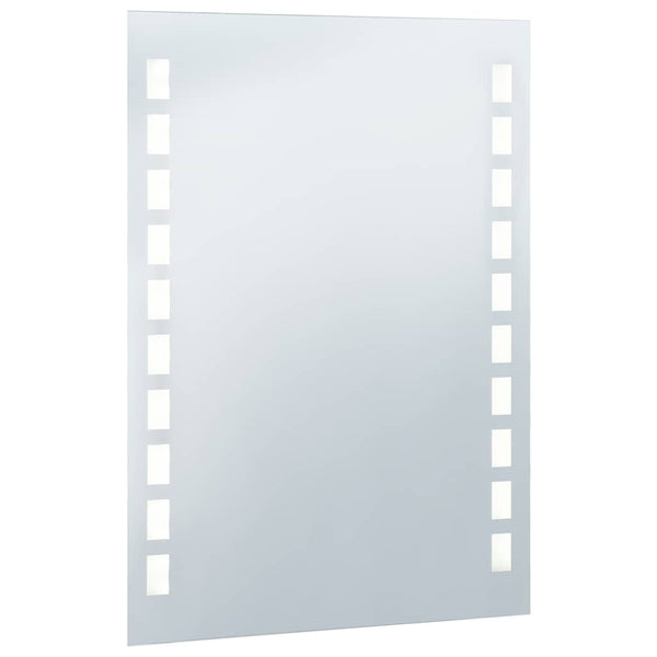vidaXL LED Bathroom Wall Mirror 60x80 cm