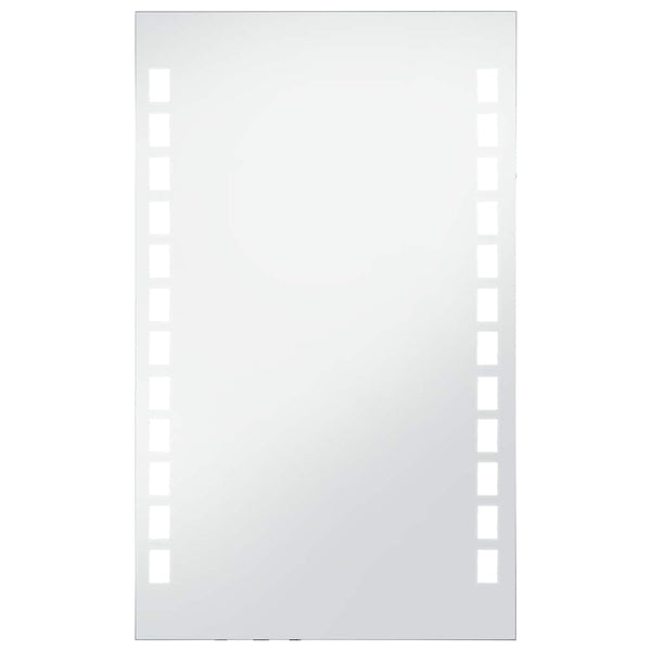 vidaXL Bathroom Wall Mirror with LEDs 60x100 cm