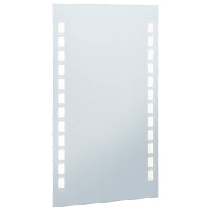 vidaXL Bathroom Wall Mirror with LEDs 60x100 cm