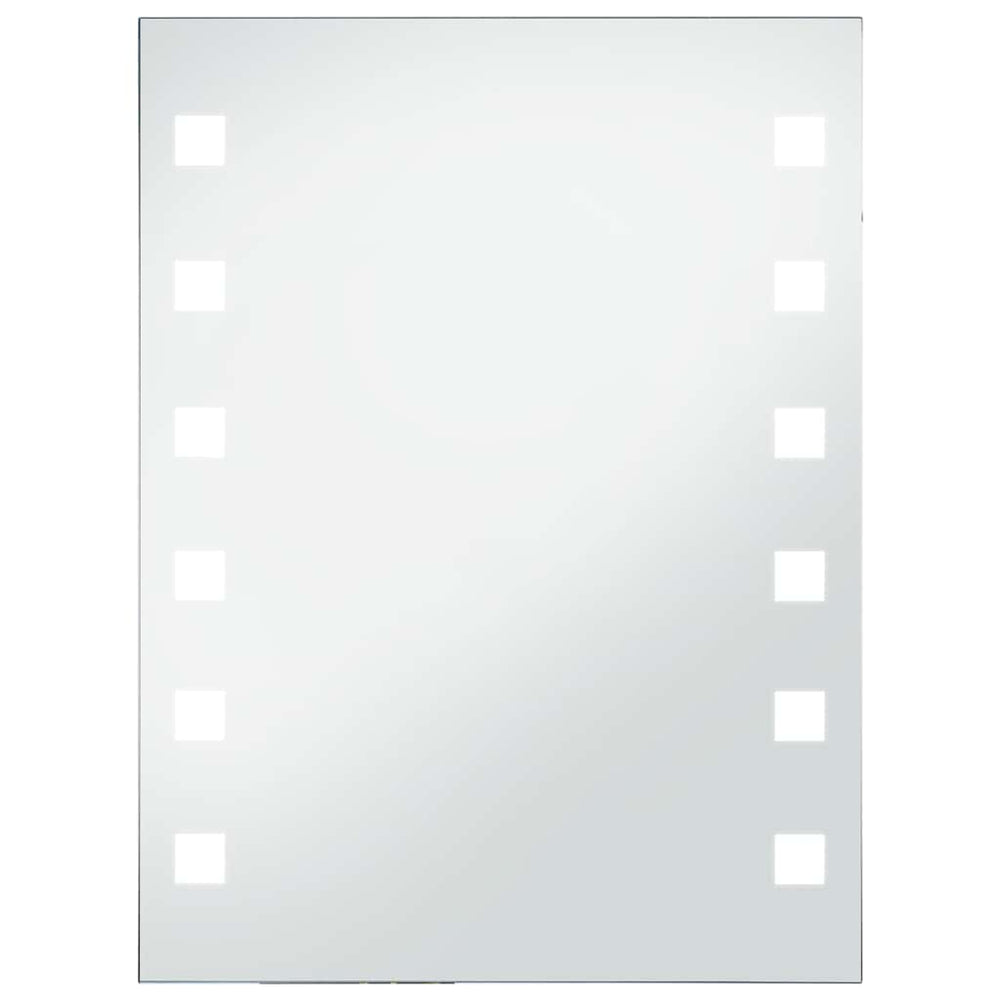 vidaXL LED Bathroom Wall Mirror 60x80 cm
