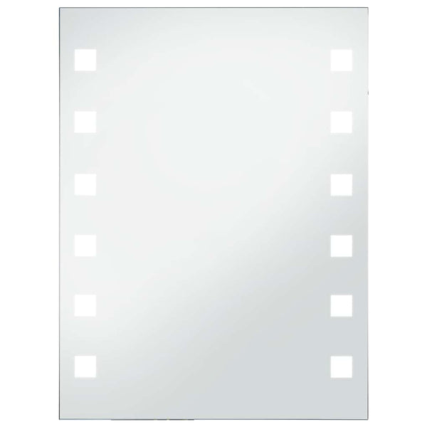 vidaXL LED Bathroom Wall Mirror 60x80 cm