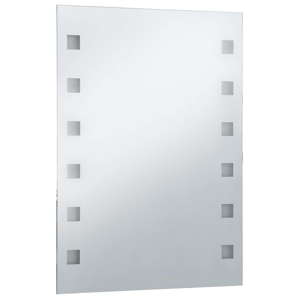 vidaXL LED Bathroom Wall Mirror 60x80 cm