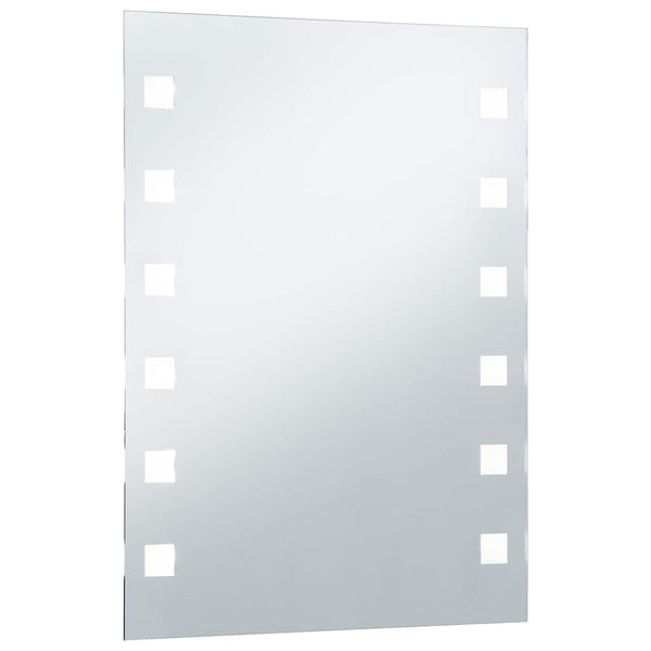 vidaXL LED Bathroom Wall Mirror 60x80 cm