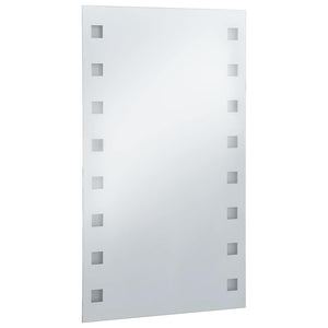 vidaXL Bathroom Wall Mirror with LEDs 60x100 cm