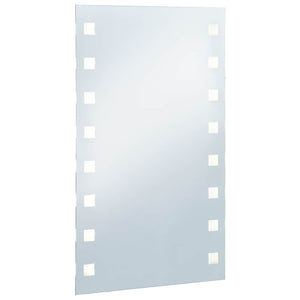 vidaXL Bathroom Wall Mirror with LEDs 60x100 cm