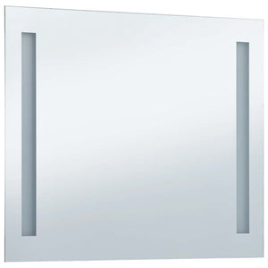 vidaXL Bathroom Wall Mirror with LEDs 100x60 cm