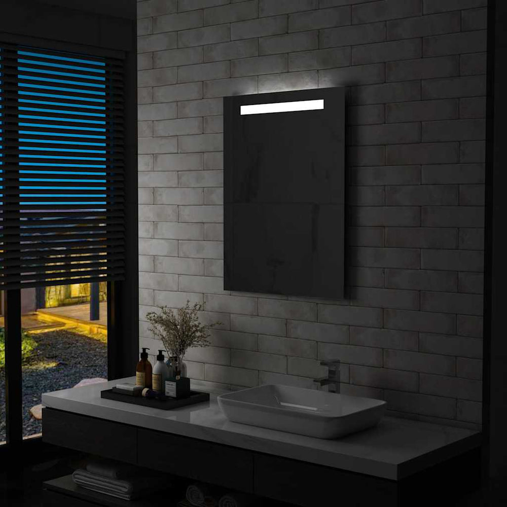 vidaXL LED Bathroom Wall Mirror 60x80 cm