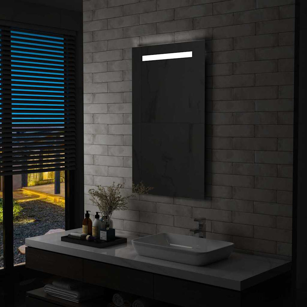 vidaXL Bathroom Wall Mirror with LEDs 60x100 cm