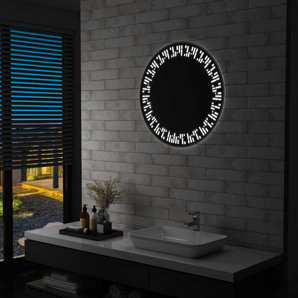 vidaXL Bathroom Mirror with LED 70 cm