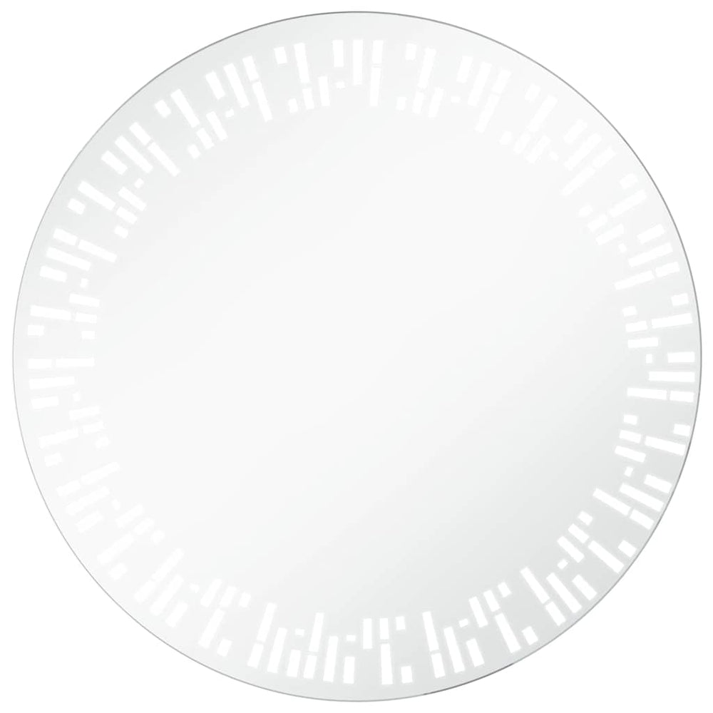 vidaXL Bathroom Mirror with LED 80 cm