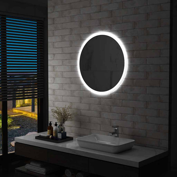 vidaXL Bathroom Mirror with LED 70 cm