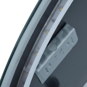 vidaXL Bathroom Mirror with LED 80 cm