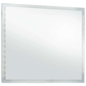 vidaXL Bathroom LED Wall Mirror 80x60 cm