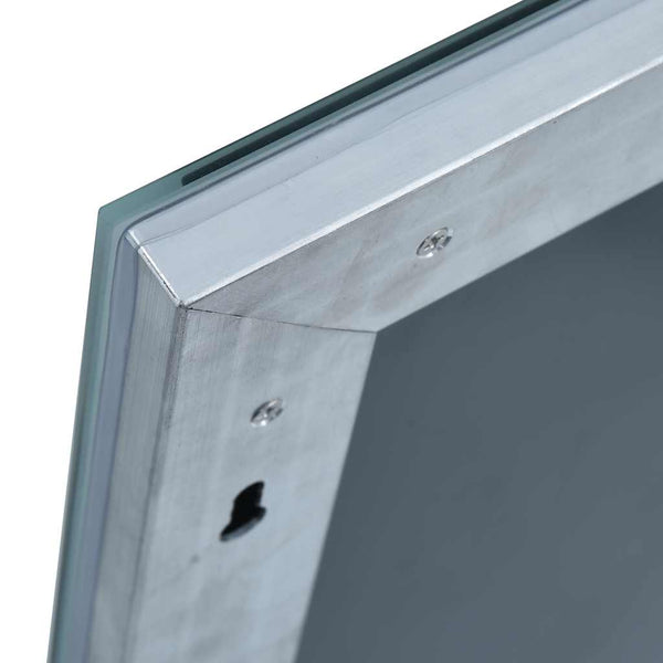 vidaXL Bathroom LED Wall Mirror 80x60 cm