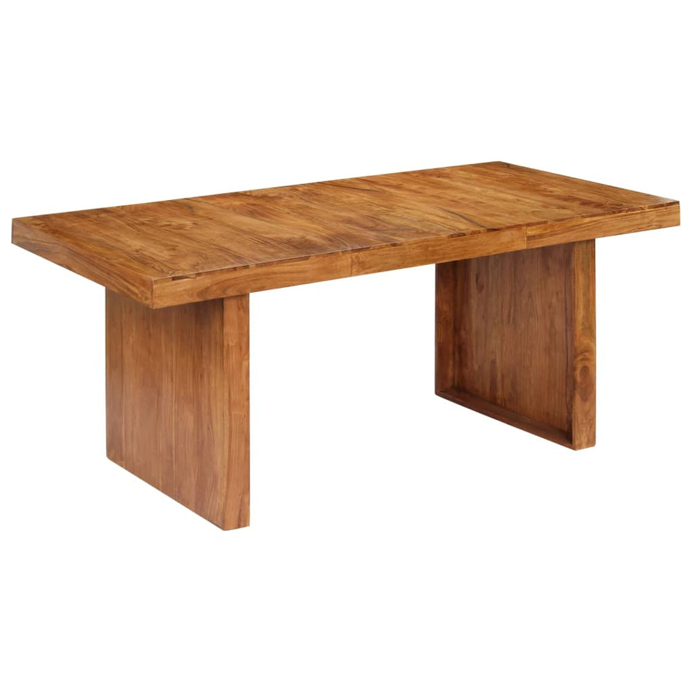 vidaXL Dining Table Solid Acacia Wood 180x90x75 cm
