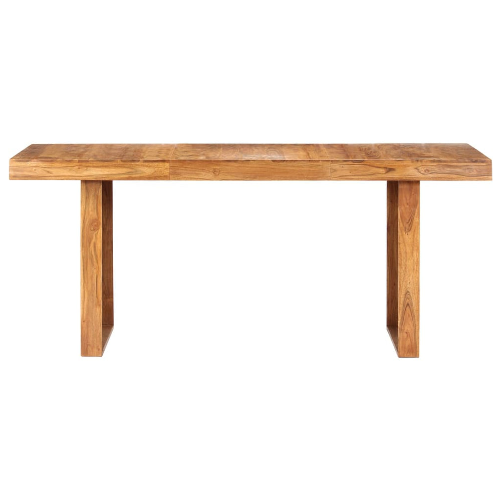 vidaXL Dining Table Solid Acacia Wood 180x90x75 cm