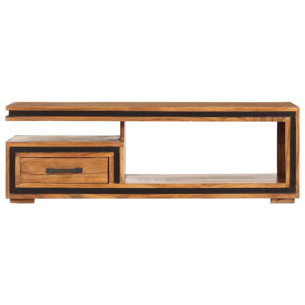 vidaXL Coffee Table Solid Acacia Wood 100x45x33 cm