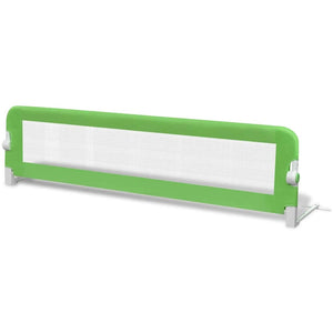 vidaXL Toddler Bed Rail 2 pcs. Green 150x42 cm