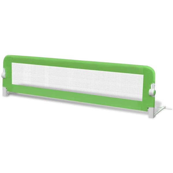 vidaXL Toddler Bed Rail 2 pcs. Green 150x42 cm