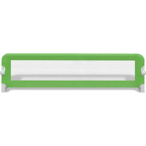 vidaXL Toddler Bed Rail 2 pcs. Green 150x42 cm