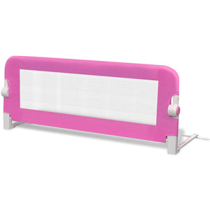 vidaXL Toddler Bed Rail 2 pcs. Pink 102x42 cm