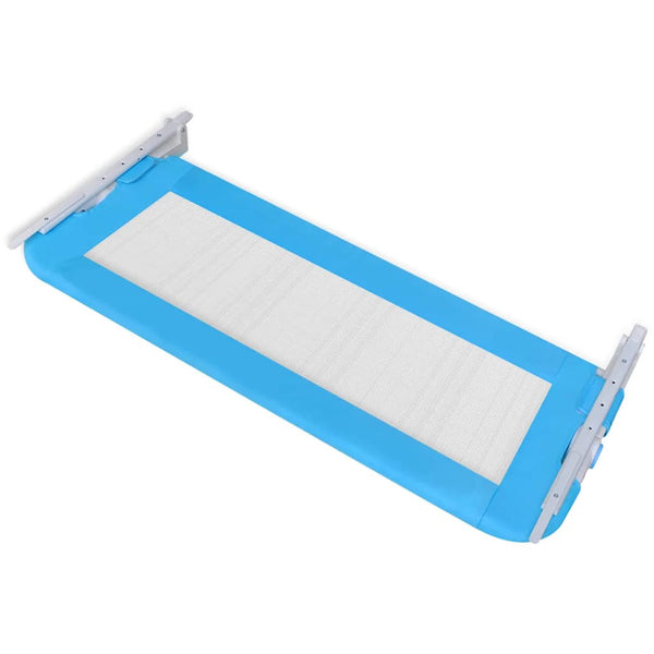 vidaXL Toddler Bed Rail 2 pcs. Blue 102x42 cm