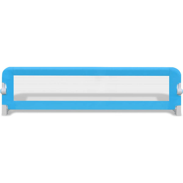 vidaXL Toddler Bed Rail 2 pcs Blue 150 x 42 cm