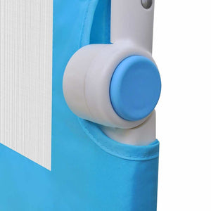 vidaXL Toddler Bed Rail 2 pcs Blue 150 x 42 cm