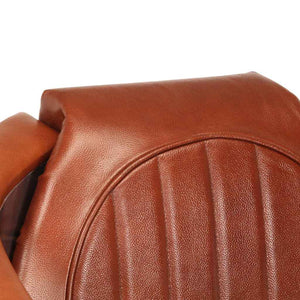vidaXL Aviator Armchair Brown Genuine Leather