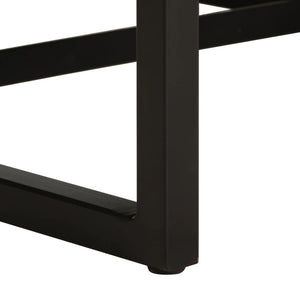 vidaXL Armchair Black Genuine Leather