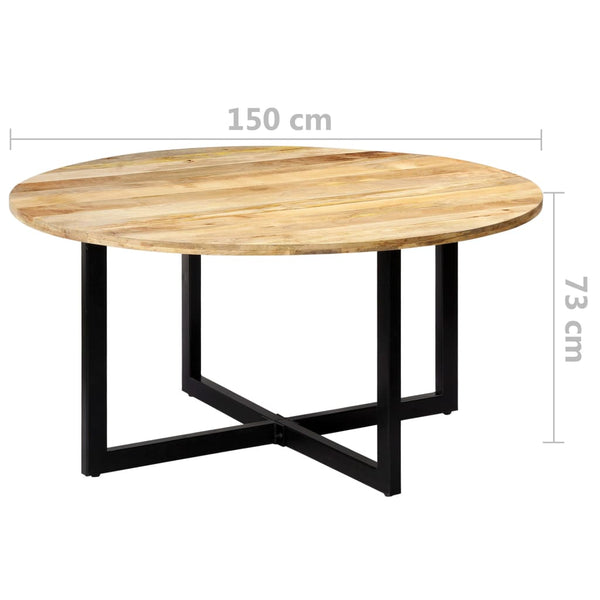 vidaXL Dining Table 150 x 73 cm Solid Mango Wood