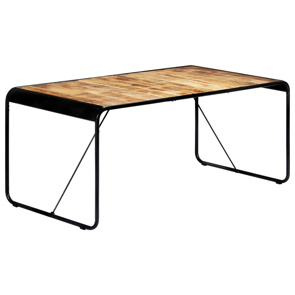 vidaXL Dining Table 180x90x76 cm Rough Mango Wood