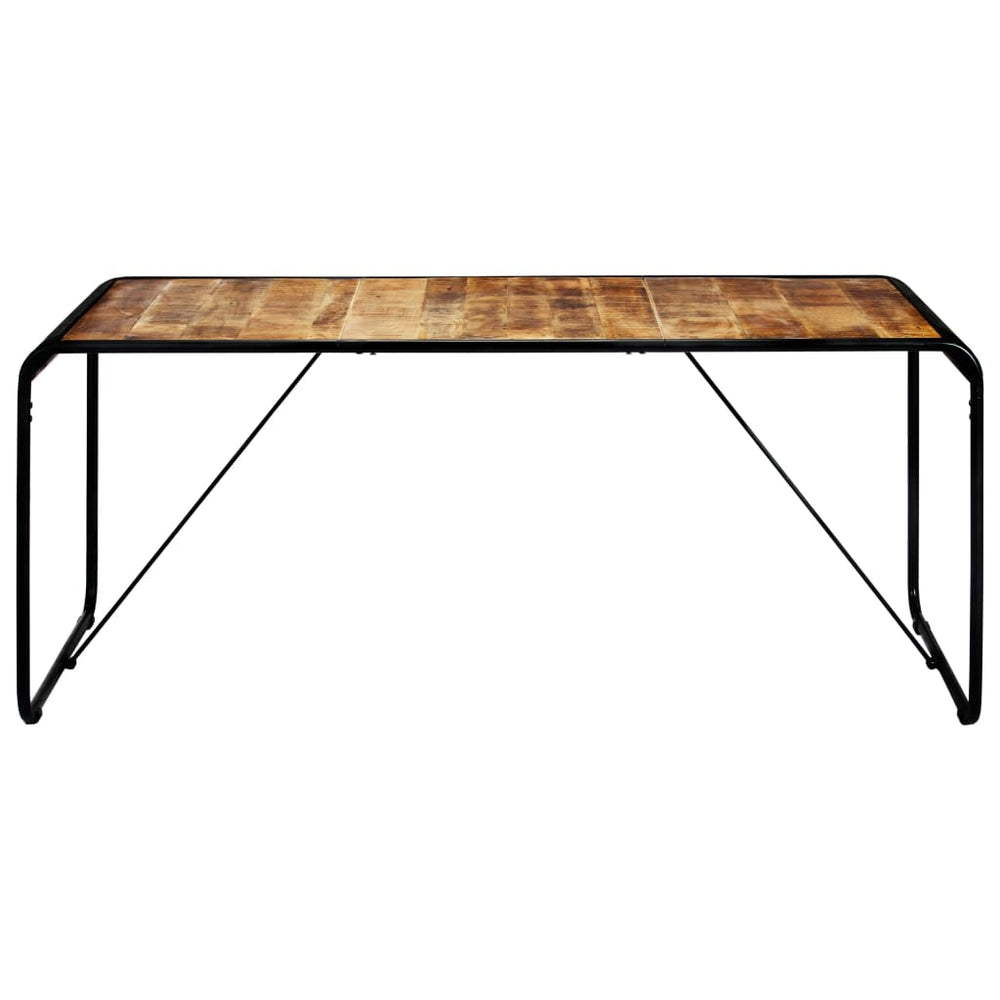 vidaXL Dining Table 180x90x76 cm Rough Mango Wood