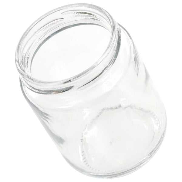 vidaXL Jam Jars with Red Lids 48 pcs 230 ml