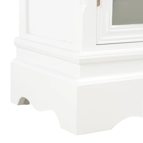 vidaXL Sideboard White 70x28x70 cm Solid Pine Wood