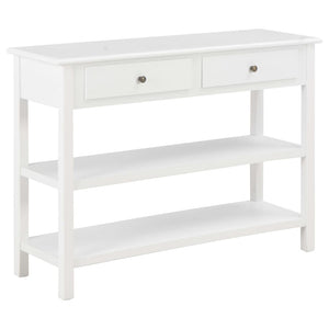 vidaXL Sideboard White 110x35x80 cm MDF