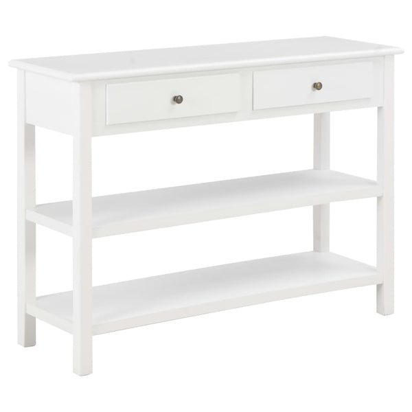 vidaXL Sideboard White 110x35x80 cm MDF