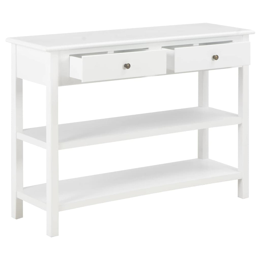 vidaXL Sideboard White 110x35x80 cm MDF