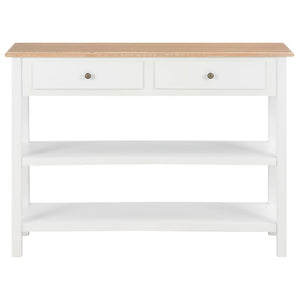 vidaXL Sideboard White 110x35x80 cm MDF