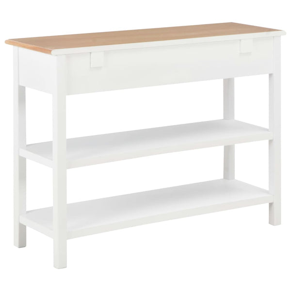 vidaXL Sideboard White 110x35x80 cm MDF