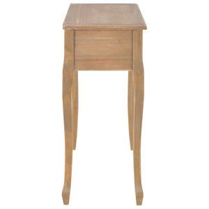 vidaXL Dressing Table Console Table with 3 Drawers Brown