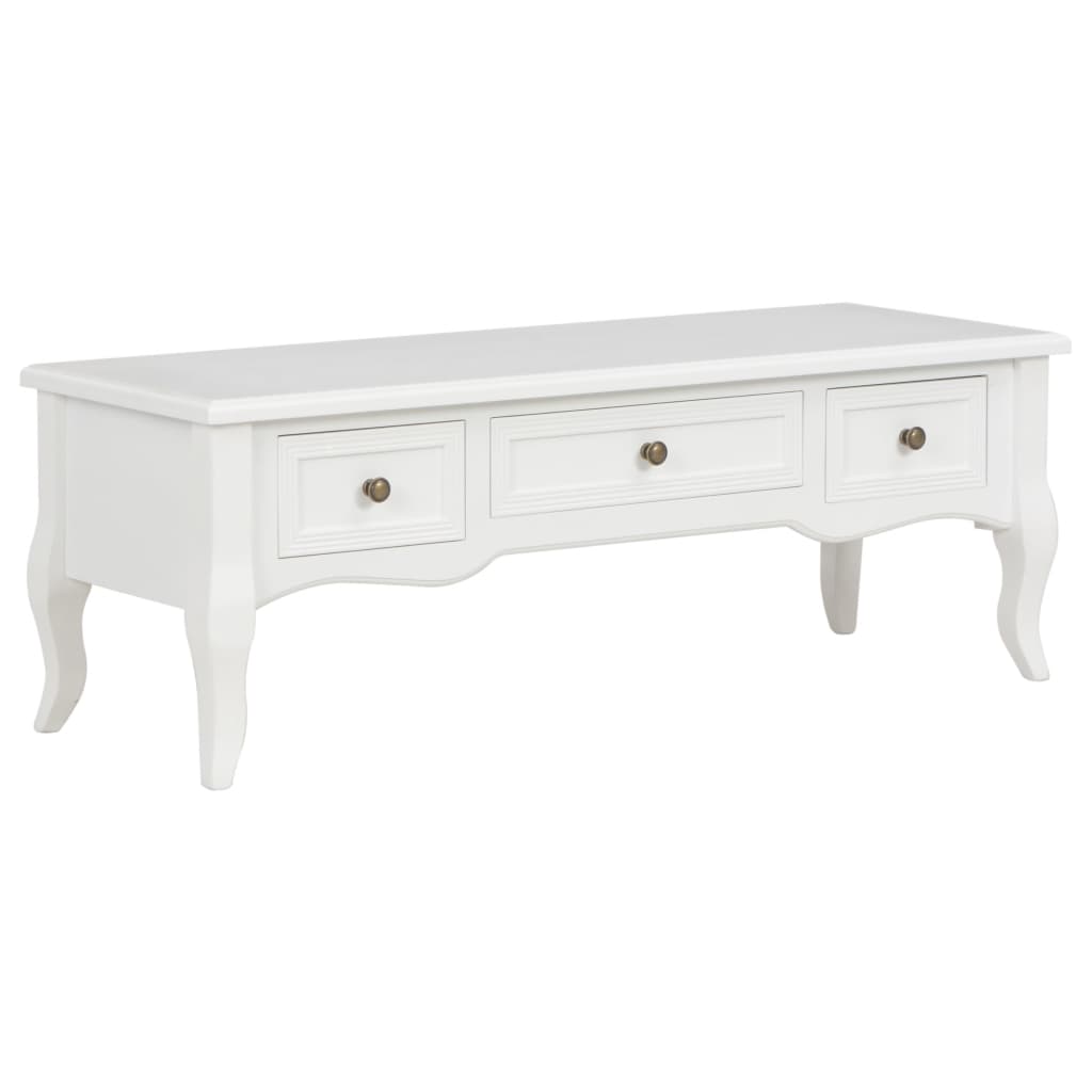 vidaXL TV Cabinet White 100 x 35 x 35 cm Wood
