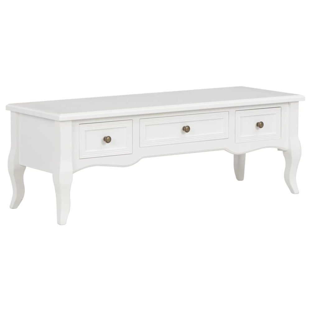 vidaXL TV Cabinet White 100 x 35 x 35 cm Wood